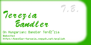 terezia bandler business card